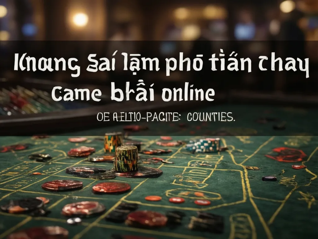 Những sai lầm khi chơi bài online